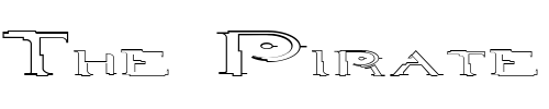 Font : Halo-OutlineRegular Custom Text : The Pirate Way Test your own text here Click to download or to view this font on a tshirt that can be custom printed in Bali