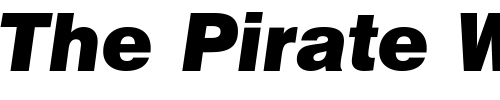 Font : HalvettBlack-Italic Custom Text : The Pirate Way Test your own text here Click to download or to view this font on a tshirt that can be custom printed in Bali
