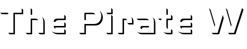 Font : Handel-Gothic-Only-Shadow-D-Bold Custom Text : The Pirate Way Test your own text here Click to download or to view this font on a tshirt that can be custom printed in Bali