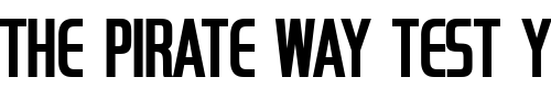 Font : Handel_Becker_Compress_Med Custom Text : The Pirate Way Test your own text here Click to download or to view this font on a tshirt that can be custom printed in Bali