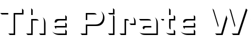 Font : Handel_Becker_Only_Shadow_Bold Custom Text : The Pirate Way Test your own text here Click to download or to view this font on a tshirt that can be custom printed in Bali