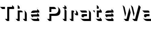 Font : Handel_Becker_Only_Shadow_Light Custom Text : The Pirate Way Test your own text here Click to download or to view this font on a tshirt that can be custom printed in Bali