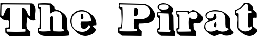 Font : HankyShadow Custom Text : The Pirate Way Test your own text here Click to download or to view this font on a tshirt that can be custom printed in Bali