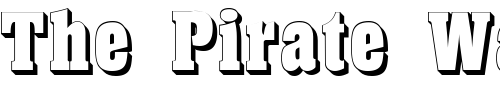 Font : Hansen-Shadow Custom Text : The Pirate Way Test your own text here Click to download or to view this font on a tshirt that can be custom printed in Bali