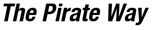 Font : HelveticaNeueCond-BoldItalic Custom Text : The Pirate Way Test your own text here Click to download or to view this font on a tshirt that can be custom printed in Bali