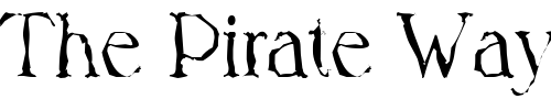 Font : HenryBeckerRandom-Light-Regular Custom Text : The Pirate Way Test your own text here Click to download or to view this font on a tshirt that can be custom printed in Bali