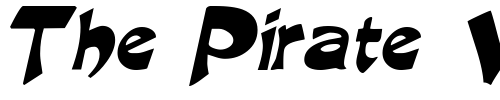 Font : HepaticaDisplaySSK-BoldItalic Custom Text : The Pirate Way Test your own text here Click to download or to view this font on a tshirt that can be custom printed in Bali