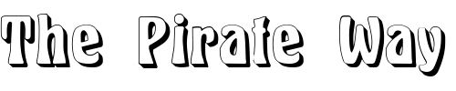 Font : Herkules-Shadow Custom Text : The Pirate Way Test your own text here Click to download or to view this font on a tshirt that can be custom printed in Bali