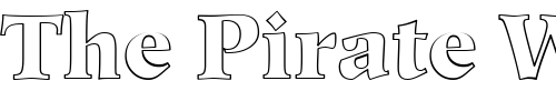 Font : Hero-Outline Custom Text : The Pirate Way Test your own text here Click to download or to view this font on a tshirt that can be custom printed in Bali