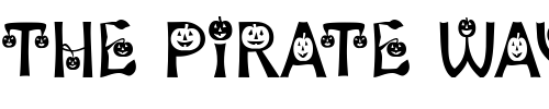 Font : HeyPumkin Custom Text : The Pirate Way Test your own text here Click to download or to view this font on a tshirt that can be custom printed in Bali