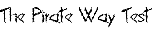 Font : HiSky Custom Text : The Pirate Way Test your own text here Click to download or to view this font on a tshirt that can be custom printed in Bali
