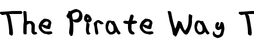 Font : Hipchick Custom Text : The Pirate Way Test your own text here Click to download or to view this font on a tshirt that can be custom printed in Bali