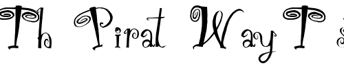 Font : HipnOtik Custom Text : The Pirate Way Test your own text here Click to download or to view this font on a tshirt that can be custom printed in Bali