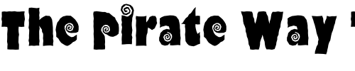 Font : HippoCritic Custom Text : The Pirate Way Test your own text here Click to download or to view this font on a tshirt that can be custom printed in Bali