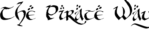 Font : Hobbiton-BrushhandHobbiton-brush Custom Text : The Pirate Way Test your own text here Click to download or to view this font on a tshirt that can be custom printed in Bali