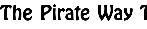 Font : Hobo_Becker Custom Text : The Pirate Way Test your own text here Click to download or to view this font on a tshirt that can be custom printed in Bali