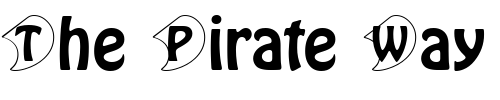 Font : Hobo_Becker_Ini Custom Text : The Pirate Way Test your own text here Click to download or to view this font on a tshirt that can be custom printed in Bali