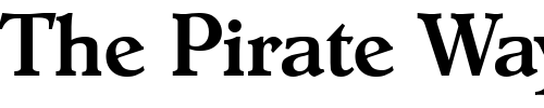 Font : Hoboken-Medium Custom Text : The Pirate Way Test your own text here Click to download or to view this font on a tshirt that can be custom printed in Bali