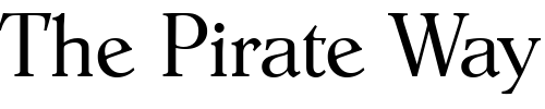 Font : Hoboken-Serial-Light-Regular Custom Text : The Pirate Way Test your own text here Click to download or to view this font on a tshirt that can be custom printed in Bali