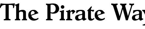 Font : Hoboken-Serial-Medium-Regular Custom Text : The Pirate Way Test your own text here Click to download or to view this font on a tshirt that can be custom printed in Bali
