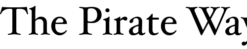 Font : Hoefler-Text Custom Text : The Pirate Way Test your own text here Click to download or to view this font on a tshirt that can be custom printed in Bali