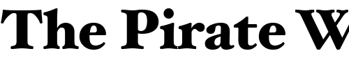 Font : Hoefler-Text-Black Custom Text : The Pirate Way Test your own text here Click to download or to view this font on a tshirt that can be custom printed in Bali