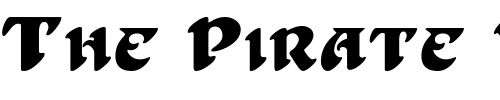 Font : Hoffman-MF Custom Text : The Pirate Way Test your own text here Click to download or to view this font on a tshirt that can be custom printed in Bali