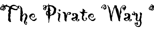 Font : Hollyweird-Plain Custom Text : The Pirate Way Test your own text here Click to download or to view this font on a tshirt that can be custom printed in Bali