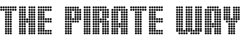 Font : HollywoodLights-Regular Custom Text : The Pirate Way Test your own text here Click to download or to view this font on a tshirt that can be custom printed in Bali