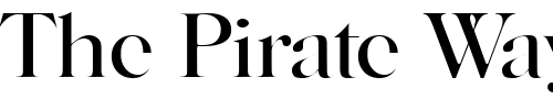 Font : HorshamL-Regular Custom Text : The Pirate Way Test your own text here Click to download or to view this font on a tshirt that can be custom printed in Bali