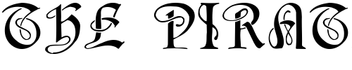 Font : HorstCaps-Medium Custom Text : The Pirate Way Test your own text here Click to download or to view this font on a tshirt that can be custom printed in Bali