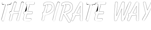 Font : HotAirOutline Custom Text : The Pirate Way Test your own text here Click to download or to view this font on a tshirt that can be custom printed in Bali