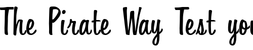 Font : Hover-Regular-DB Custom Text : The Pirate Way Test your own text here Click to download or to view this font on a tshirt that can be custom printed in Bali
