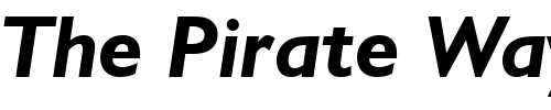Font : Humanist-521-Bold-Italic-BT Custom Text : The Pirate Way Test your own text here Click to download or to view this font on a tshirt that can be custom printed in Bali