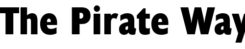 Font : Humanist-521-Extra-Bold-Condensed-BT Custom Text : The Pirate Way Test your own text here Click to download or to view this font on a tshirt that can be custom printed in Bali