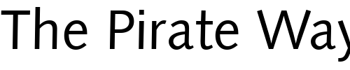 Font : Humanst531-BT-Roman Custom Text : The Pirate Way Test your own text here Click to download or to view this font on a tshirt that can be custom printed in Bali
