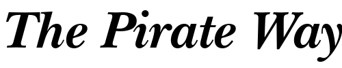 Font : ITC-New-Baskerville-Bold-Italic-Old-Style-Figures Custom Text : The Pirate Way Test your own text here Click to download or to view this font on a tshirt that can be custom printed in Bali