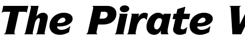 Font : ITC-Symbol-LT-Black-Italic Custom Text : The Pirate Way Test your own text here Click to download or to view this font on a tshirt that can be custom printed in Bali