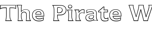 Font : Icone-LT-Bold-Outline-OsF Custom Text : The Pirate Way Test your own text here Click to download or to view this font on a tshirt that can be custom printed in Bali