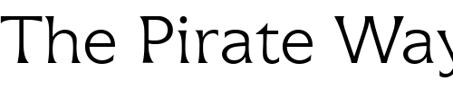 Font : Icone-LT-Light-OsF Custom Text : The Pirate Way Test your own text here Click to download or to view this font on a tshirt that can be custom printed in Bali