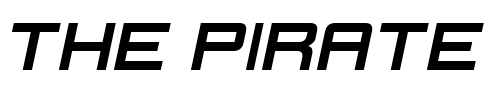 Font : Ignis-et-Glacies-Sharp-BoldItalic Custom Text : The Pirate Way Test your own text here Click to download or to view this font on a tshirt that can be custom printed in Bali