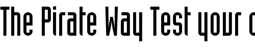 Font : Industria-Solid Custom Text : The Pirate Way Test your own text here Click to download or to view this font on a tshirt that can be custom printed in Bali