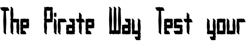 Font : Inevitable--BRK Custom Text : The Pirate Way Test your own text here Click to download or to view this font on a tshirt that can be custom printed in Bali