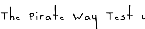 Font : Infinity Custom Text : The Pirate Way Test your own text here Click to download or to view this font on a tshirt that can be custom printed in Bali
