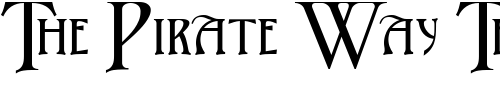 Font : Inglenook-Corner-NF Custom Text : The Pirate Way Test your own text here Click to download or to view this font on a tshirt that can be custom printed in Bali