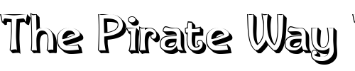 Font : IngoneShadow Custom Text : The Pirate Way Test your own text here Click to download or to view this font on a tshirt that can be custom printed in Bali