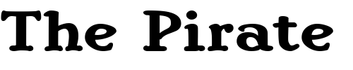 Font : IngrianaExtraBold Custom Text : The Pirate Way Test your own text here Click to download or to view this font on a tshirt that can be custom printed in Bali