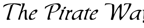 Font : Ingrid-DB Custom Text : The Pirate Way Test your own text here Click to download or to view this font on a tshirt that can be custom printed in Bali