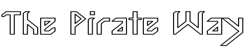 Font : InkaBod-Large-Hollow Custom Text : The Pirate Way Test your own text here Click to download or to view this font on a tshirt that can be custom printed in Bali