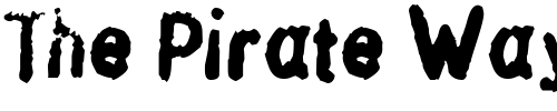 Font : Inkbleed Custom Text : The Pirate Way Test your own text here Click to download or to view this font on a tshirt that can be custom printed in Bali